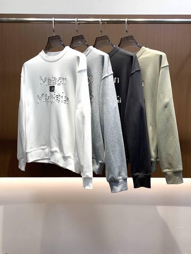 马吉拉25Ss 新品 最新最顶级版本精美工艺圆领卫衣，最顶级的品质专柜原单套头衫，顶级制作工艺进口面料，专柜品质重工刺绣设计，采用进口高端订制面料，进口丝线手感