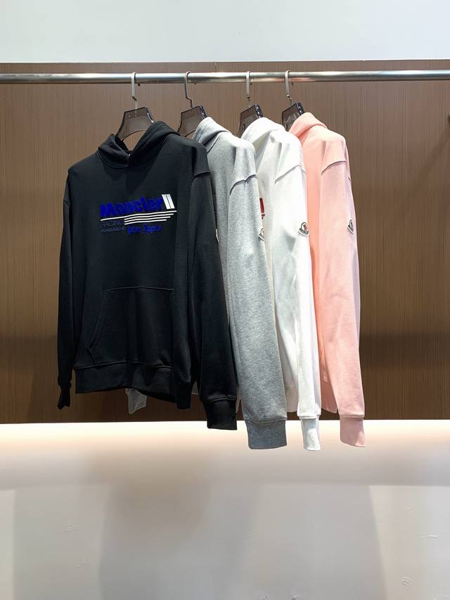 蒙口25Ss 新品 最新最顶级版本精美工艺连帽卫衣，最顶级的品质专柜原单套头衫，顶级制作工艺进口面料，专柜品质重工刺绣设计，采用进口高端订制面料，进口丝线手感一