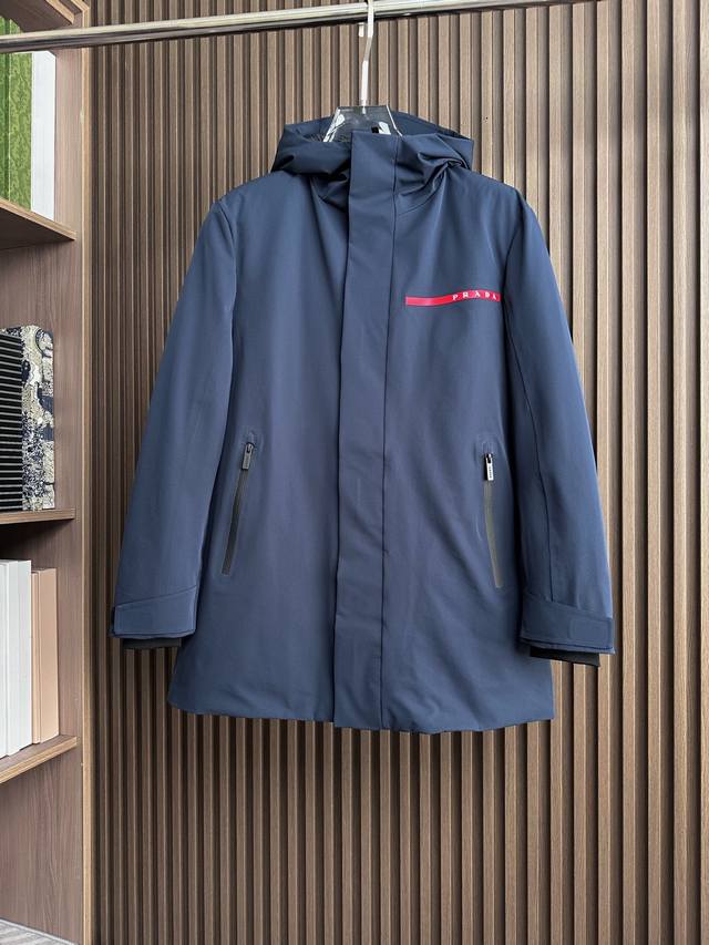 羽绒 藏蓝～ 25Aw prada秋冬新款羽绒外套Jb16