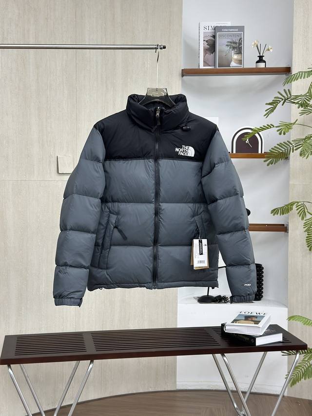 高版本配色北面1996经典款羽绒服 石墨灰 Fx D