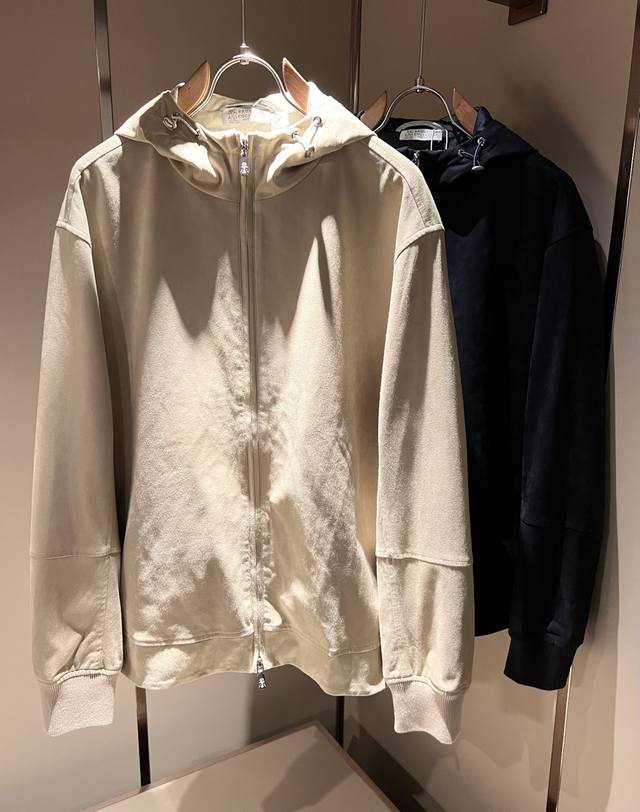 Bc-Brunello Cucineli 2025秋冬新款男士夹克外套，众多明星都爱穿的时尚百搭单品！Logo五金拉链超级好看,喜欢经典简约的朋友,一定不能错过