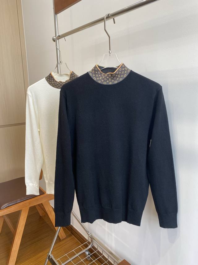 L V 路易威登25Ss秋冬 新品 毛衣专供狠货，进口原版科技羊毛精纺！精细针织一体，色彩混织纯手工技艺呈现 档次极高，凸显衣着品味与奢华 工艺精湛！定制原版工