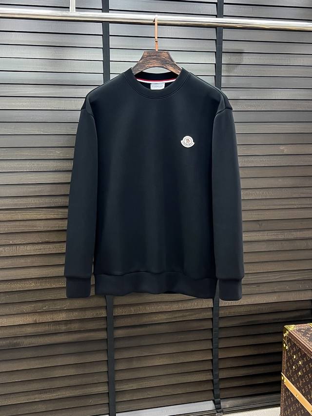 Moncler-蒙口# 25秋冬 八明治空气层套头圆领卫衣 男女同款时尚休闲套头卫衣衫！贸易公司渠道稀出，领先官网发售！一直都是神奇的存在，有着极高的辨识度，总