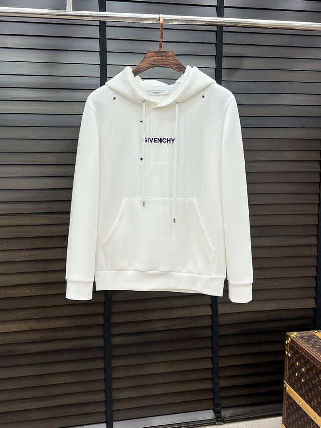 Givenchy-纪梵希# 25秋冬 八明治空气层套头连帽卫衣 男女同款时尚休闲套头卫衣衫！贸易公司渠道稀出，领先官网发售！一直都是神奇的存在，有着极高的辨识度
