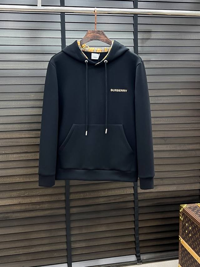 Burberry-巴宝莉# 25秋冬 八明治空气层套头连帽卫衣 男女同款时尚休闲套头卫衣衫！贸易公司渠道稀出，领先官网发售！一直都是神奇的存在，有着极高的辨识度