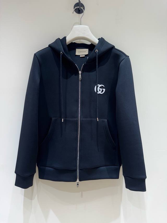 Gucc G家 2025秋冬最新爆款夹克外套 面料精选高支高密双股空气层长绒棉 手感超级舒服 Logo精选全进口环保材质 超级漂亮M-3Xl 178 140斤穿