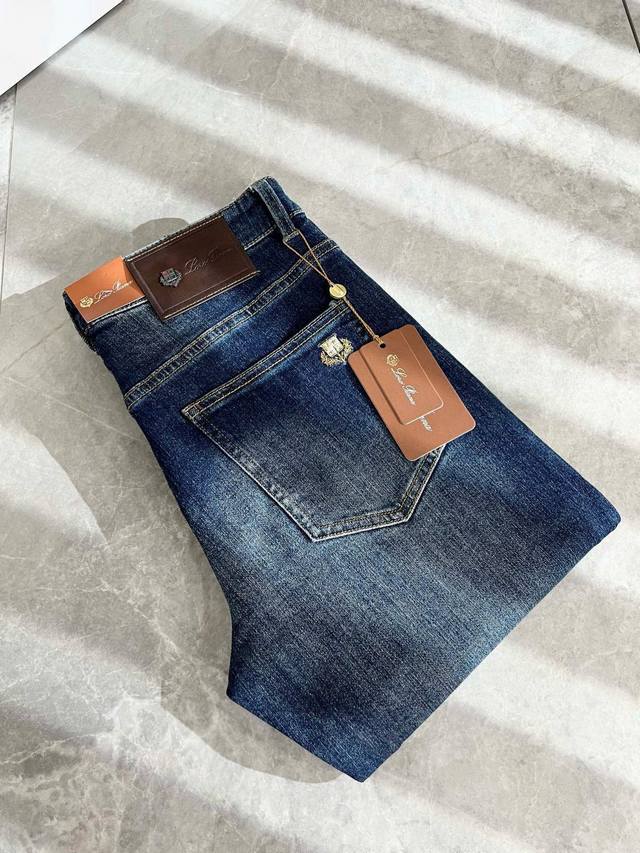 Loro piana诺悠翩雅 2025秋冬新品男士时装款高端休闲裤，香港洋行渠道货，日本原厂出品，纯血统品质，完美延续了Lp家的精髓与基因，从主体面料到细节工艺