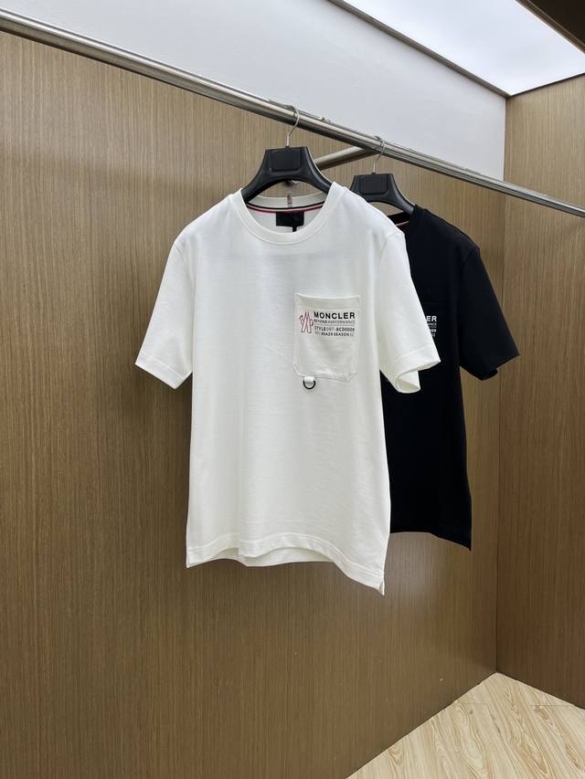 早春 Mon 高端定制 2026早春独家专供新款原单男士休闲短袖T恤 高端定制 高端版本 时尚百搭爆款进口长绒棉面料 手感超柔软细腻 穿着亲肤舒适 高端精品 代