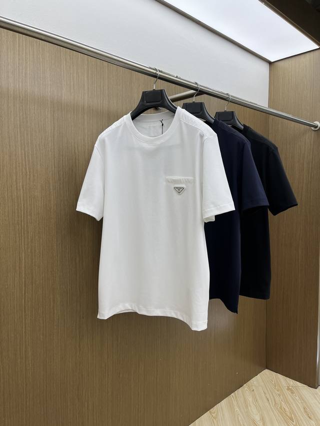 早春 pd. 高端定制 2026早春独家专供新款原单男士休闲短袖T恤 高端定制 高端版本 时尚百搭爆款进口长绒棉面料 手感超柔软细腻 穿着亲肤舒适 高端精品 代