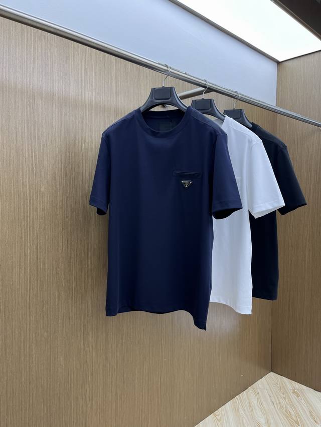 早春 pd 高端定制 2026早春独家专供新款原单男士休闲短袖T恤 高端定制 高端版本 时尚百搭爆款进口长绒棉面料 手感超柔软细腻 穿着亲肤舒适 高端精品 代工