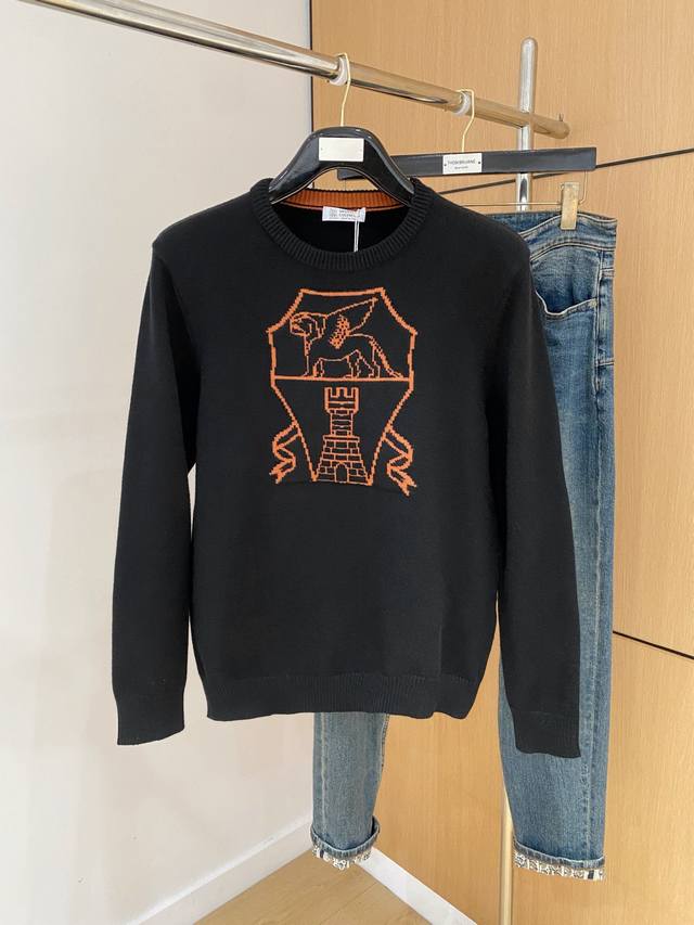 Bc布鲁提25Ss秋冬 新品 毛衣专供狠货，进口原版科技羊毛精纺！精细针织一体，色彩混织纯手工技艺呈现 档次极高，凸显衣着品味与奢华 工艺精湛！定制原版工艺螺纹