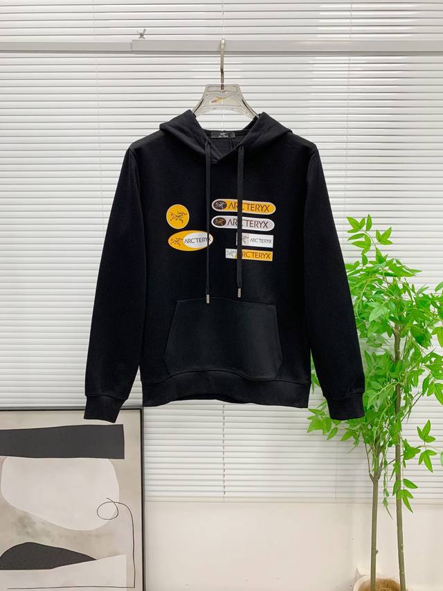 始祖鸟25Ss 新品 最新最顶级版本精美工艺连帽卫衣，最顶级的品质专柜原单套头衫，顶级制作工艺进口面料，专柜品质重工刺绣设计，采用进口高端订制面料，进口丝线手感