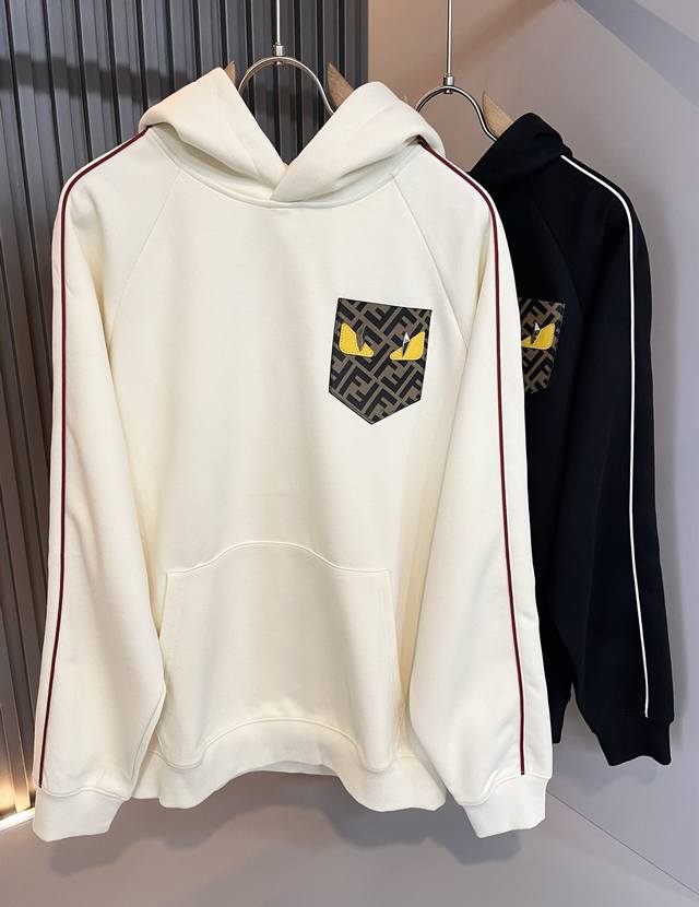 Fen*I 芬*迪2025秋冬新款Fd家族男女同款小怪兽卫衣，男女同款百搭。意大利原厂订单，Fd家族人气单品，代表性十足，规格感十足的精品，所有Fd粉丝都值得抢