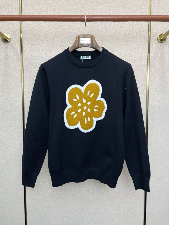 Kenzo肯佐独家专供新款原单男士休闲毛衣 高端定制 高版本 时尚百搭爆款进口面料 手感超柔软细腻 穿着亲肤舒适 高端精品 代工厂p精细做工 上身非常赞 男士必