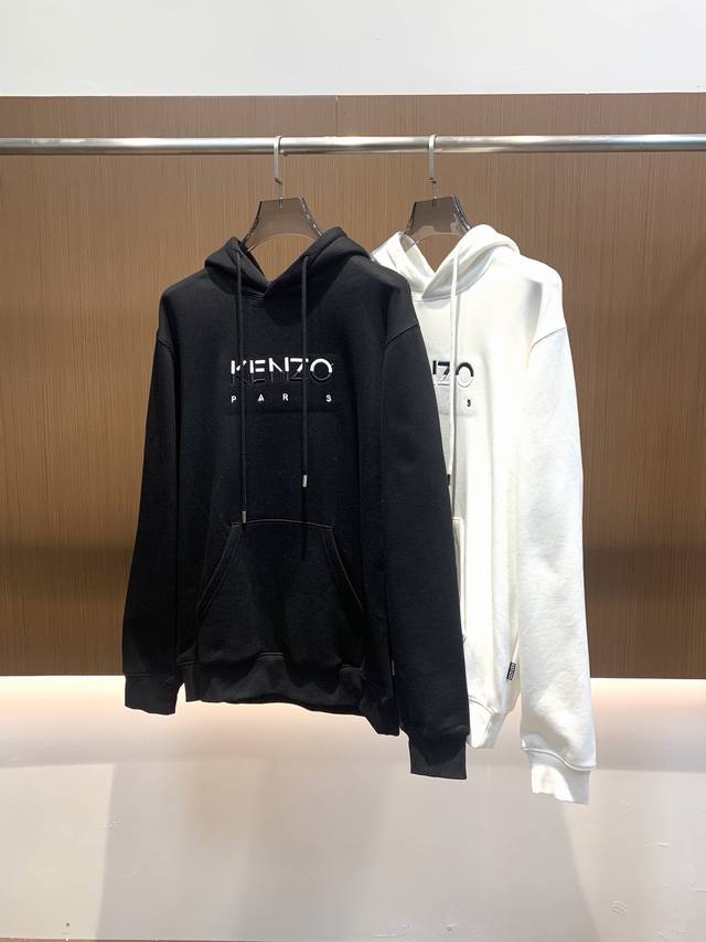 Kenzo加绒款 25Ss 新品 最新最顶级版本精美工艺连帽卫衣，最顶级的品质专柜原单套头衫，顶级制作工艺进口面料，专柜品质重工刺绣设计，采用进口高端订制面料，