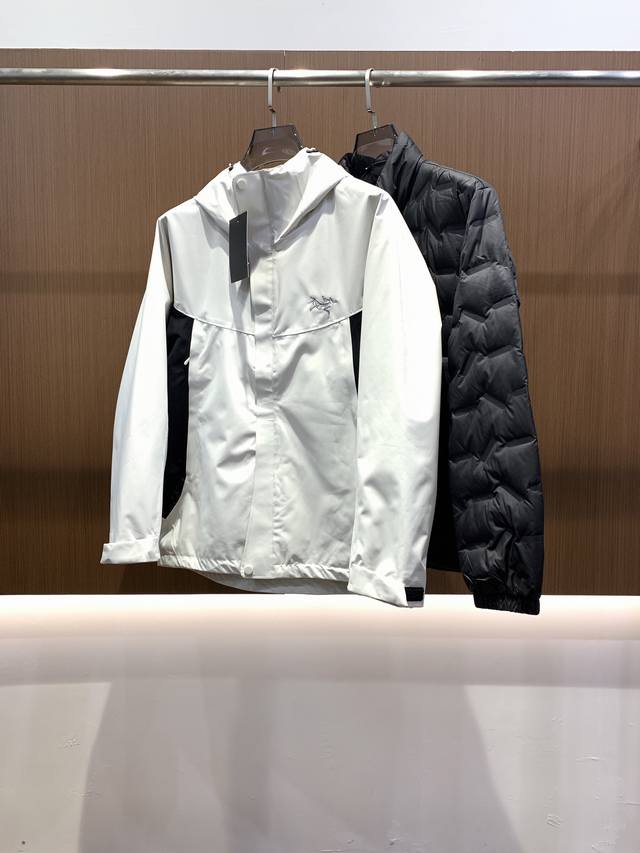 可隆 胸前刺绣三合一功能性户外性能 防风，防雨，90绒，Arcteryx 始祖鸟硬壳顶级 热封版本冲锋衣 自购Zp打版 所有数据 辅料 全套辅料定制 整衣 腋下