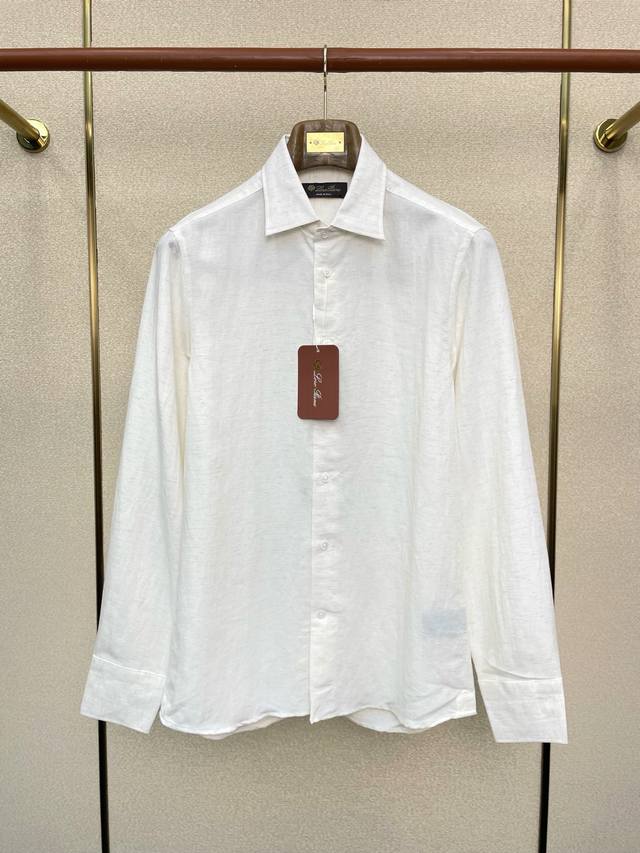 Lp-Loro piana诺悠翩雅砸锅卖铁都要上的新款！新款原单男士休闲长袖衬衫 高端定制 高端版本 时尚百搭爆款进口面料 手感超柔软细腻 穿着亲肤舒适 高端精