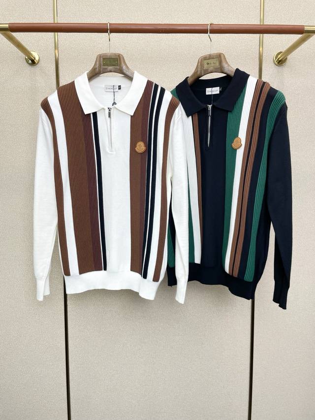 Moncler蒙口砸锅卖铁都要上的新款！新款原单男士休闲毛衣 高端定制 高版本 时尚百搭爆款进口面料 手感超柔软细腻 穿着亲肤舒适 高端精品 代工厂p精细做工