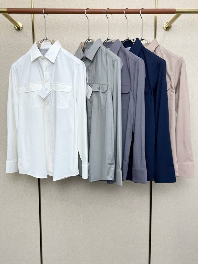 Bc-Brunello Cucineli 布鲁内洛 库奇内利砸锅卖铁都要上的新款！新款原单男士休闲衬衫 高端定制 高版本 时尚百搭爆款原版进口面料 领口衣摆 手