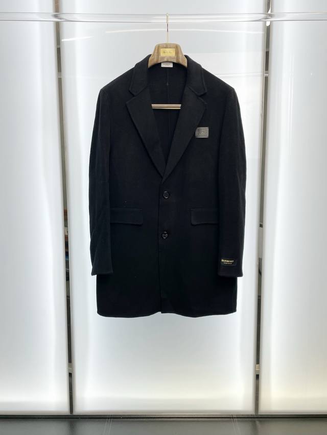 中长款大衣-Burberry巴宝莉砸锅卖铁都要上的新款！新款原单男士羊毛双面呢大衣长款排扣经典毛呢外套渠道特供 高端货官网柜台同步 简约经典大爆款。简洁利落又清