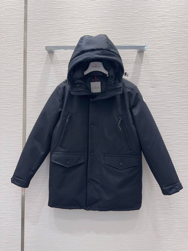 Moncle*2025Fw新款羽绒服 男女同款 整体保暖效果拉满，独特设计款 休闲时尚，经典Logo完美点缀 码数1-2-3-4-5 1码 肩宽50 胸围124