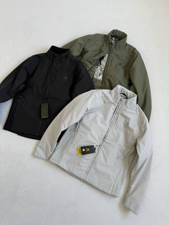 DDD Kailas 凯乐石25秋冬新款！男士户外运动休闲恒温自发热保暖棉服外套！掌柜力荐！观网门店同步！内里P棉！轻量保暖！防水防风！内衬处添加石墨烯自发热恒