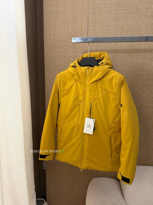 DDD Kolton Sport棉服 黄色细节 DDD