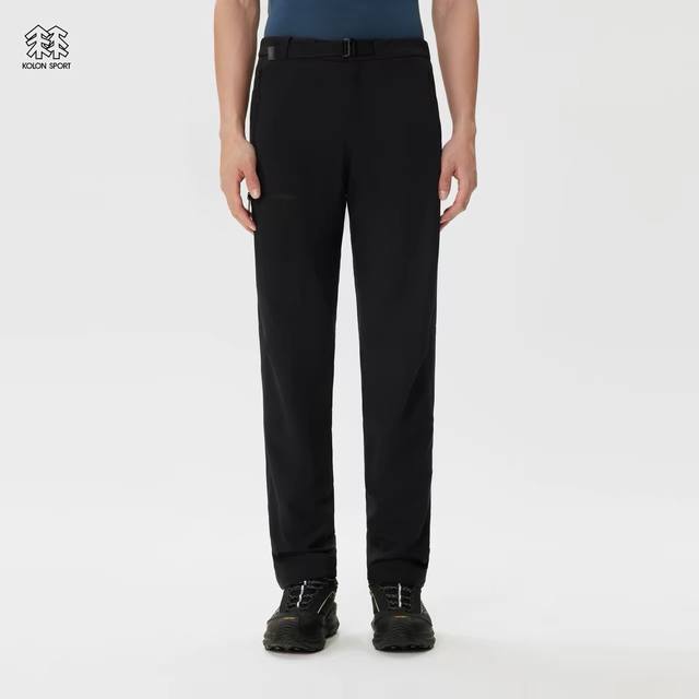 Kolon Sport可隆男士长裤弹力舒适软壳加绒裤攀岩徒步登山户外运动裤 DDD 采用立体版型，满足高强度运动以及大幅活动时不受束缚，内里加绒加厚 保暖不显臃