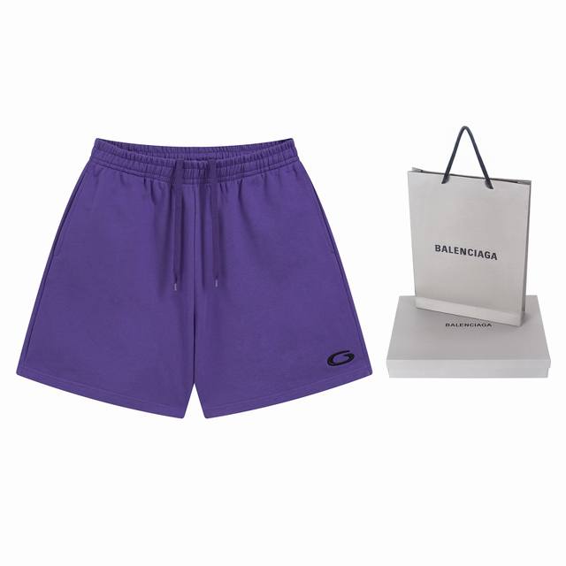实拍图 顶级版本.官网品质 Balenci*Ga 巴黎.2025新款 。巴黎新款篮球系列Logo刺绣短裤.砖柜同步.第一时间正品研制，欢印对比！面料采用巴黎Zp