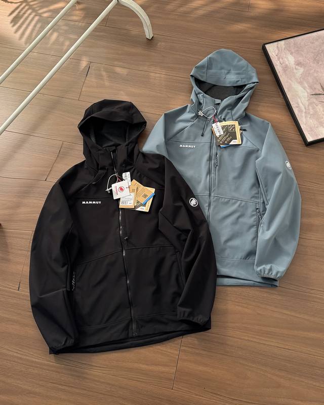 DDD Mammut猛犸象Ultimate Comfort女户外防泼水弹力保暖连帽软壳外套 DDD 专为户外，旅行和日常穿着设计