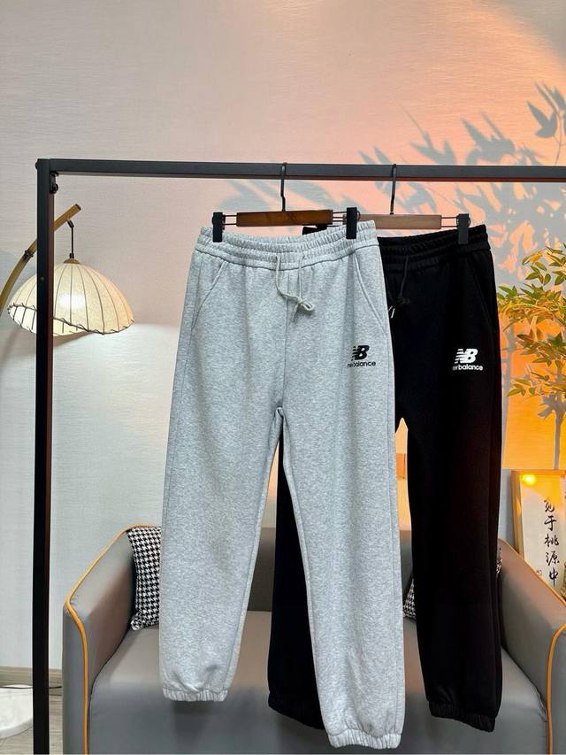 加绒 DDD Nb水貂绒束脚裤 DDD Nb新百伦New Balance加绒加厚水貂绒休闲直筒裤卫裤束脚裤，超好穿的卫裤，松紧腰设计，搭配卫衣毛衣都妥妥的好穿，