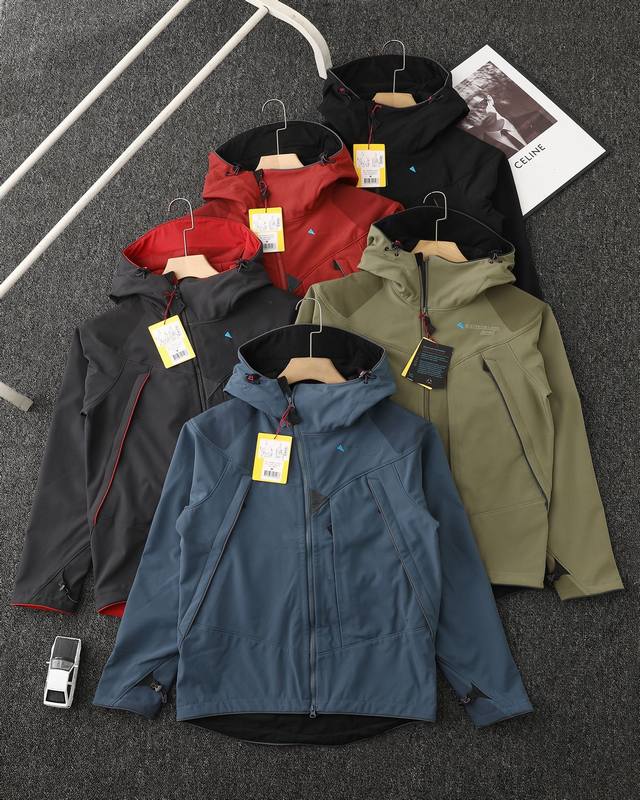 小众顶级户外品牌！Klattermusen攀山鼠秋冬菲尔纳男女同款户外滑雪防风雪软壳外套，特别推荐的一件软壳冲锋衣，更为广泛的场景穿着，满足日常休闲 户外运动，