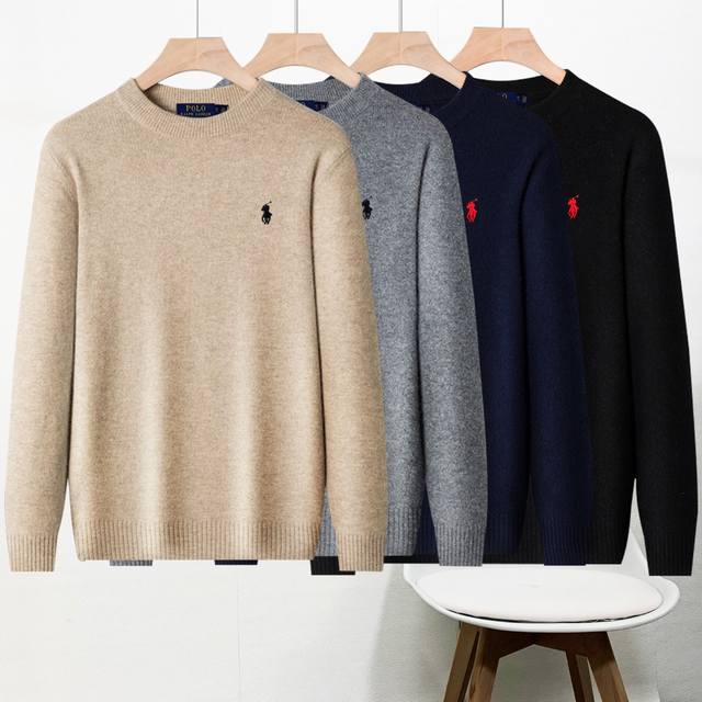 高品质 DDD Polo Ralph Lauren-圆领高品质针织衫 精选舒适面料 柔软亲肤穿着舒适轻暖 款式简洁设计，面料质感有弹性，柔软亲肤不易褶皱，穿着轻