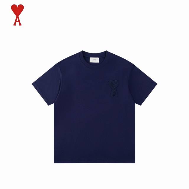 DDD Ami 25Ss 立体钩编爱心刺绣短袖 DDD 春夏揉进了春风里，让优雅尽情绽放8拒绝平庸 DDD 清爽自然，经典再经典，超多明星博主的日常穿搭T恤，低