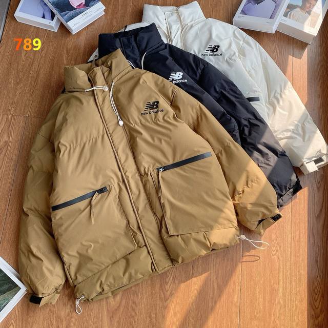 New Balance新百伦专柜款日系工装大口袋镂空字母Logo羽绒面包棉服超高品质爆款上新 DDD 原版1:1打版 渠道定制面料经典设计 三色齐发 拒绝普通的