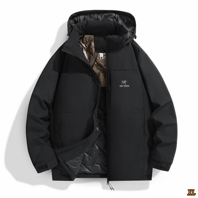 Arc’Teryx始祖鸟 独家实拍上新冬季高品质保暖石墨烯棉衣防水防风连帽棉服户外加厚机能登山旅行衣情侣爆款冲锋外套，本季主打，货源充足，放心主推，高端品质，经