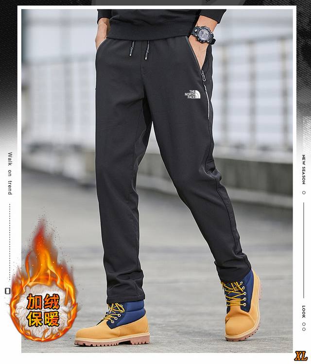 北面The North Face 独家实拍上新冬季高品质冲锋羊羔绒裤子加绒加厚棉裤户外防风防水长裤直筒休闲裤，本季主打，货源充足，放心主推，高端品质，经典设计，