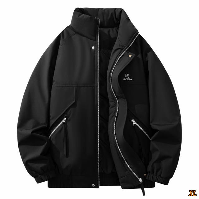 Arc’Teryx始祖鸟 独家实拍上新冬季高品质立领外套棉衣冬季加棉加厚潮牌防风时尚防寒保暖立领外套棉服，本季主打，货源充足，放心主推，高端品质，经典设计，做工