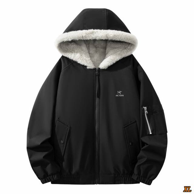 Arc’Teryx始祖鸟 独家实拍上新冬季高品质加绒毛领外套棉衣宽松连帽棉服，本季主打，货源充足，放心主推，高端品质，经典设计，做工出色，经典百搭，上身效果极佳