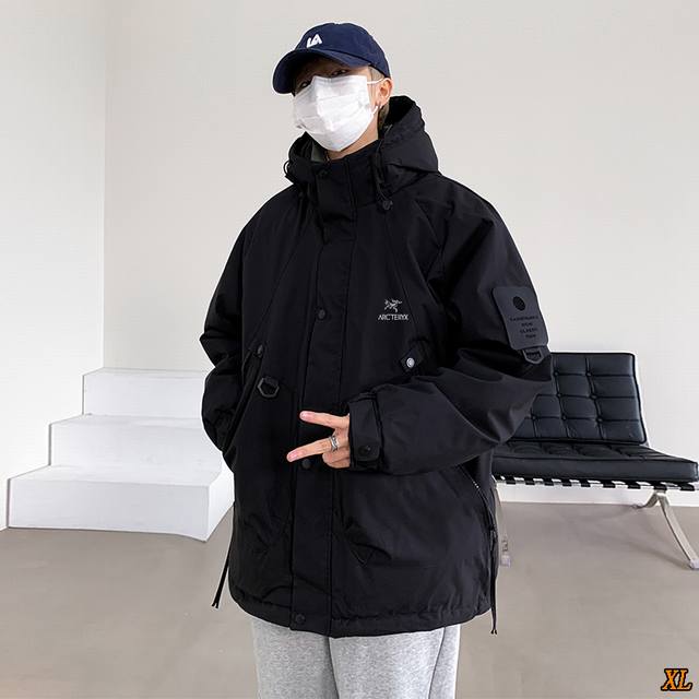 Arc’Teryx始祖鸟 独家实拍上新冬季高品质石墨烯棉衣冲锋衣潮牌情侣连帽棉服防风防水加厚登山服户外工装棉衣智能发热冲锋衣工装棉衣，本季主打，货源充足，放心主