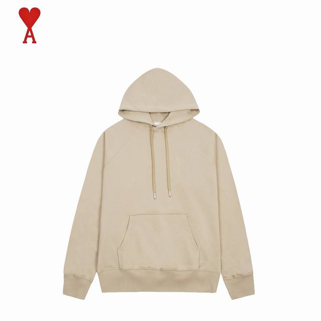 DDD Ami 25Fw 大爱心章仔同色绣刺绣连帽卫衣 DDD 抛开一切乱七八糟的话术 我们直接来到商品参数： DDD 380G定制粗糙手感面料 DDD 正确同