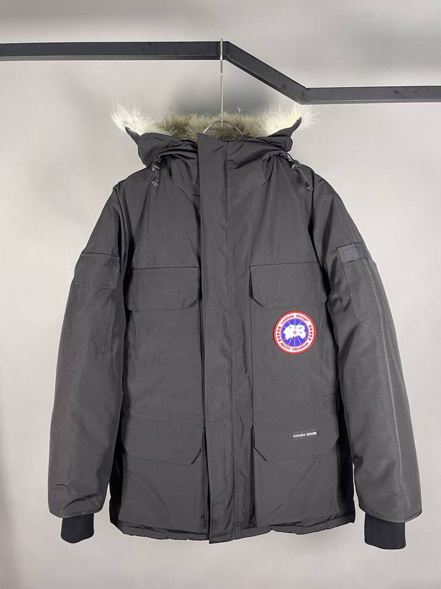 最高版本，正品级别 DDD 加拿大鹅Canada Gooes 24新款08款 情侣款远征款派克大衣经典羽绒服 新款大鹅羽绒服：颜色 黑色 DDD 尺码：Xs.