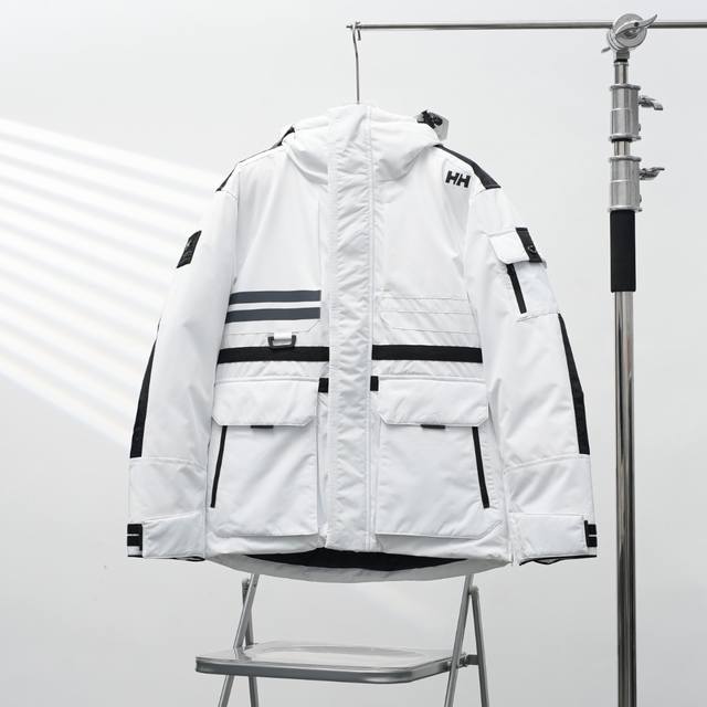 Helly Hansen 海丽汉森工装连帽羽绒服 DDD 配色：白色 DDD 尺码：S-Xxl DDD