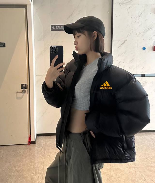 不是羽绒免费送 DDD 高充绒量 克 超蓬松 DDD Adidas阿迪达斯金标白鸭绒羽绒服 DDD 降价亏本捡漏福利，真羽绒版本，清货回资金给工厂P结加工费，请