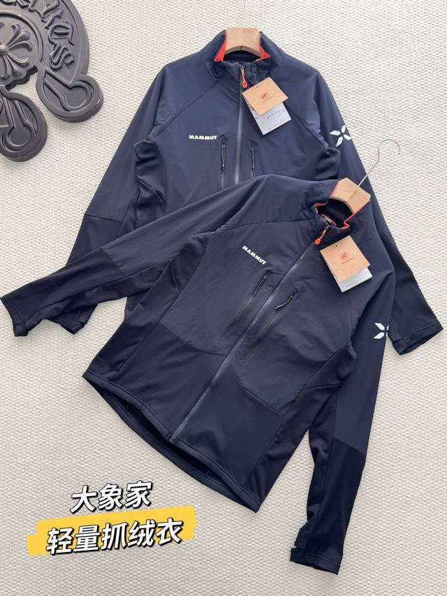 Mammut Eiger Nordwand Ml Hybrid猛犸象艾格系列男款轻量棉抓绒 DDD 颜色：藏青 DDD 尺码：M~Xxl DDD 设计细节拉满：