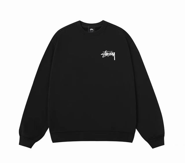 银狐绒加厚 DDD Stussy 斯图西眼球冬季加绒加厚圆领卫衣 DDD 高端冬季加绒卫衣系列 DDD 本款甄选530G银狐绒加厚面料 区别市场便宜货200G低