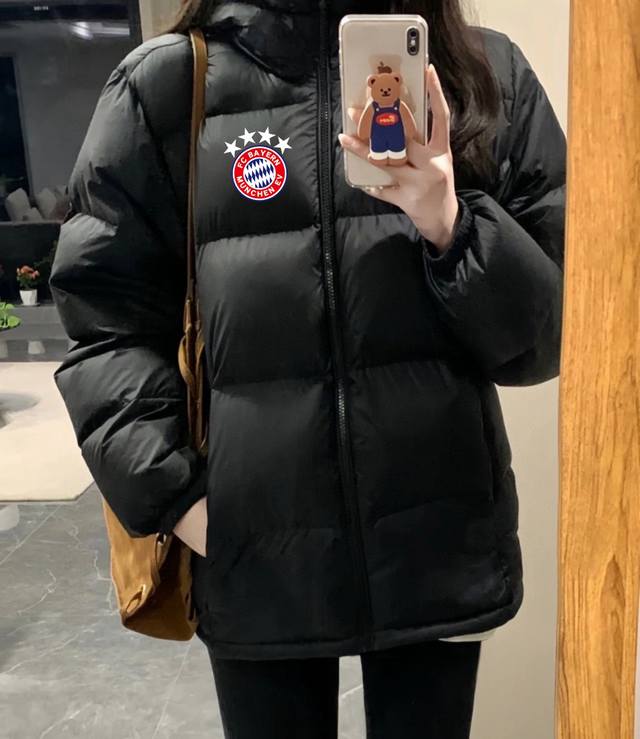 不是羽绒免费送 DDD 降价清货 真羽绒版本 DDD Adidas阿迪达斯拜仁慕尼黑白鸭绒羽绒服 DDD 降价亏本捡漏福利，真羽绒版本，清货回资金给工厂P结加工