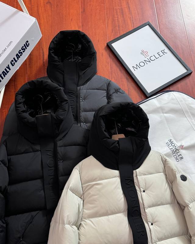 顶级原版 支持芯片感应 DDD 加原版手提袋+10 DDD Moncler蒙口 23Ss Madeira 黑标 黑武士短款羽绒服情侣款 DDD Madeira羽