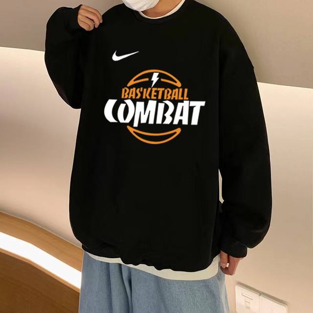 银狐绒加厚 DDD Nike耐克美式篮球训练冬季加绒加厚圆领卫衣 DDD 高端冬季加绒卫衣系列 DDD 本款甄选530G银狐绒加厚面料 区别市场便宜货200G低