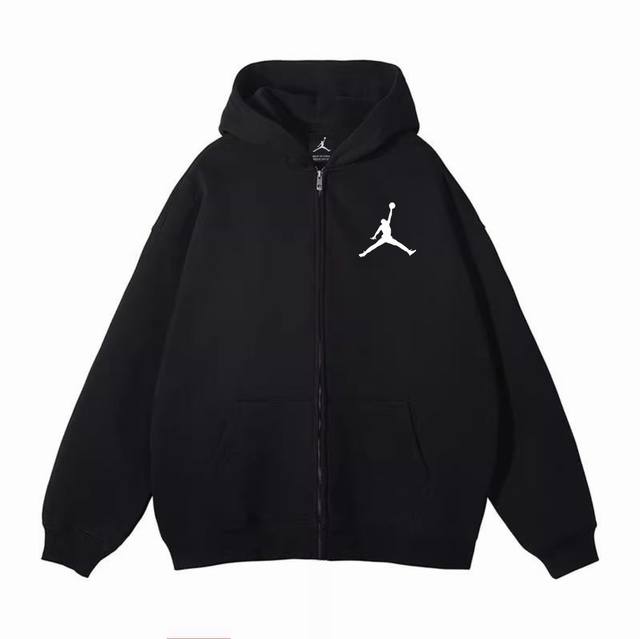 重磅银狐绒加厚 DDD Air Jordan乔丹Aj冬季加绒加厚连帽开衫拉链卫衣外套 DDD 高端冬季加绒拉链卫衣系列 DDD 甄选530G银狐绒加厚面料 区别